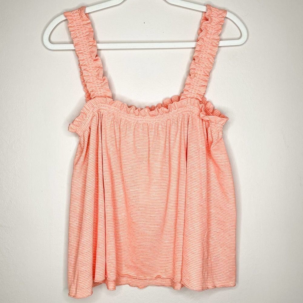 Ella Moss Addy Knit‎ Striped Ruffle Tank - Picture 10 of 14